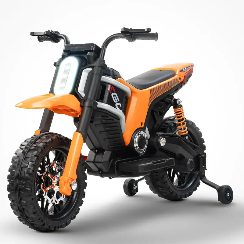 Baybee Motocross Electric Bike for Kids yellow