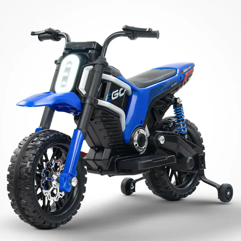 Baybee Motocross Electric Bike for Kids blue