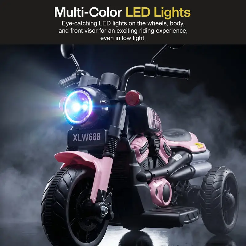 Harley Davidson Mini Bike black & wight view 6