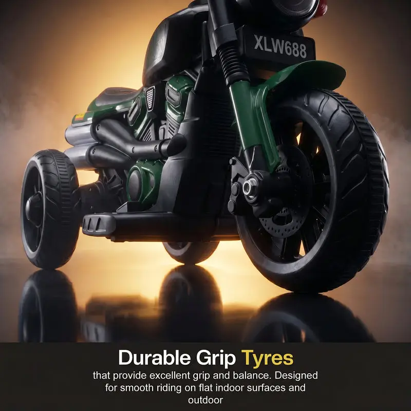 Baybee Ronin Battery Operated Bike for Kids black view 4