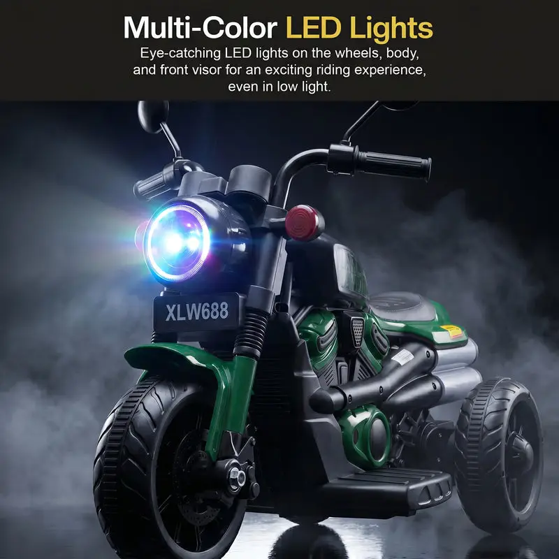 Baybee Ronin Battery Operated Bike for Kids black view 6