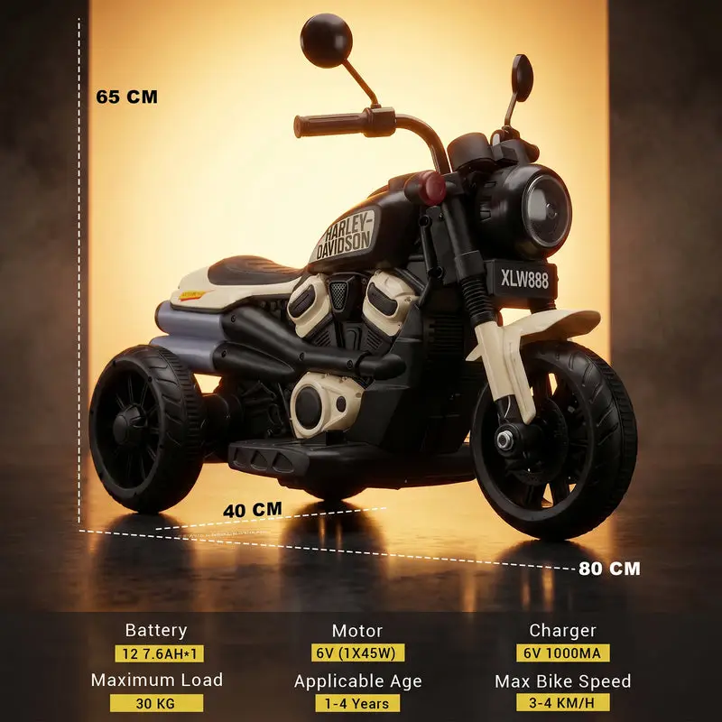 Baybee Ronin Battery Operated Bike for Kids  bage view 8