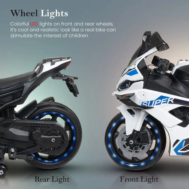 Baybee Agusta Battery Operated Bike for Kids wight view 3