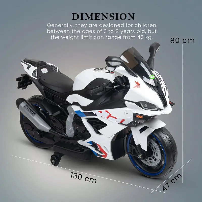 Baybee Agusta Battery Operated Bike for Kids wight view 7