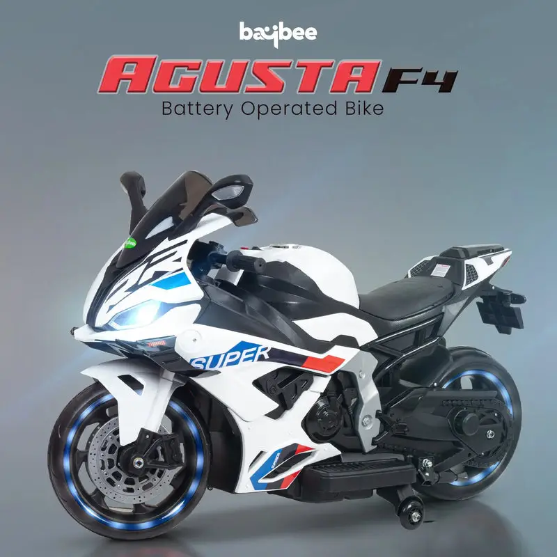 Baybee Agusta Battery Operated Bike for Kids wight view 8