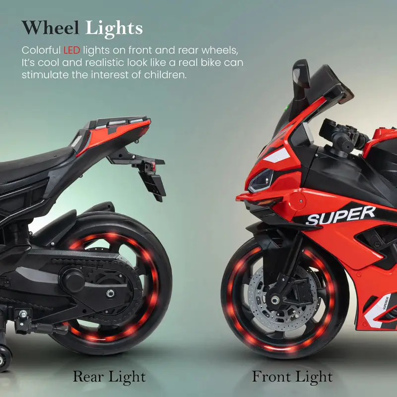 Baybee Agusta Battery Operated Bike for Kids red view 5