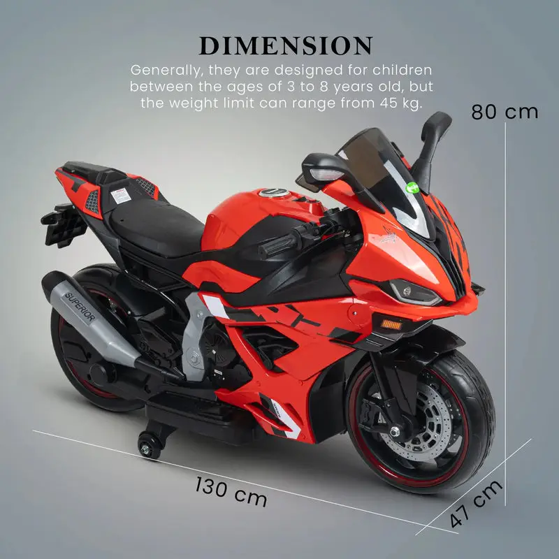 Baybee Agusta Battery Operated Bike for Kids red view 8
