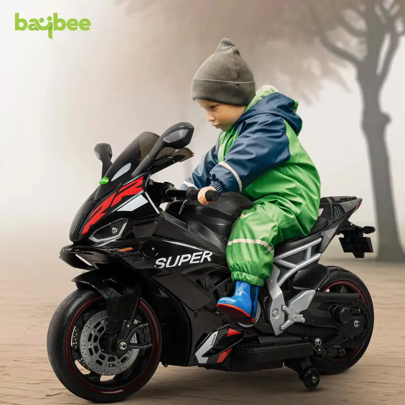 Baybee Agusta Battery Operated Bike for Kids black