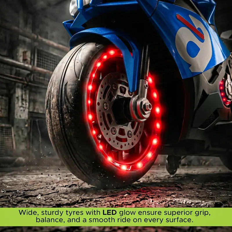Baybee A7 Baby Electric Bike for Kids Rechargeable Battery Bike blue view 5