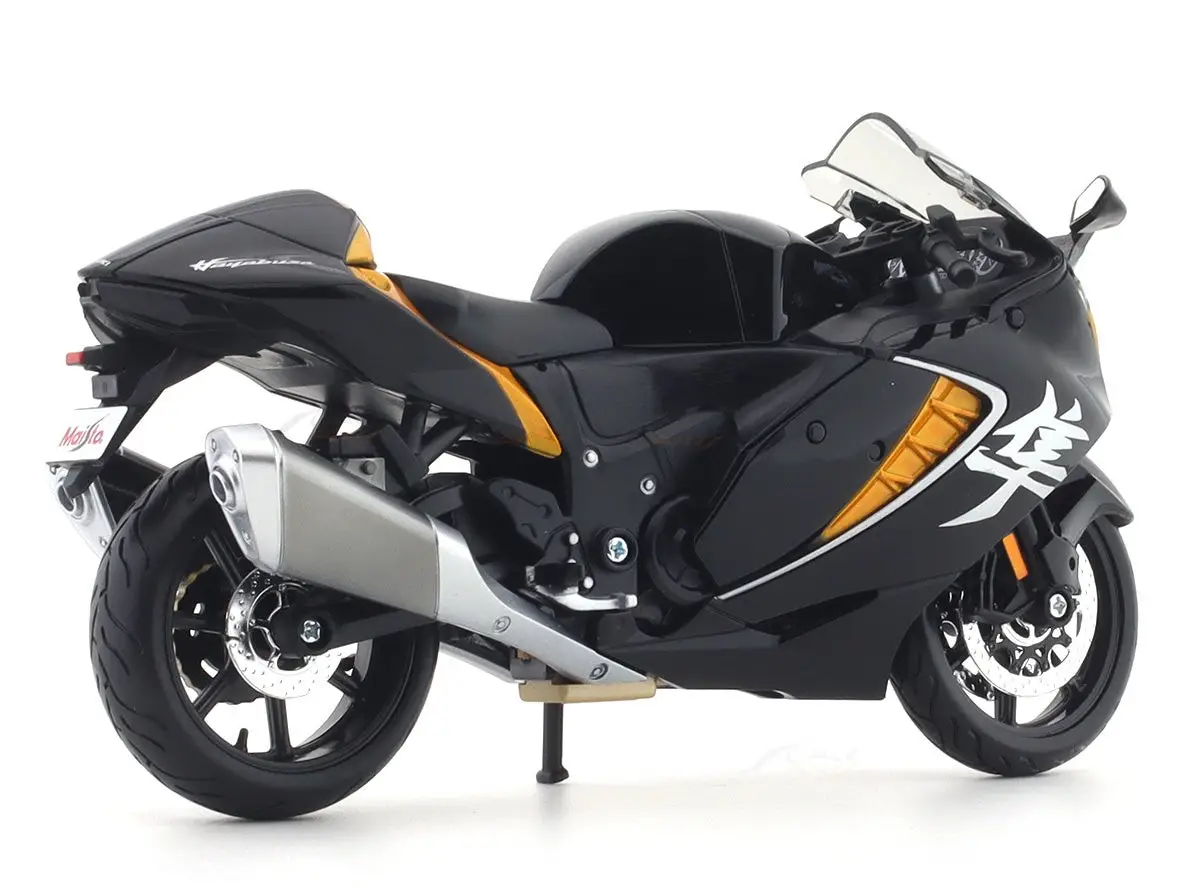 2022 Suzuki Hayabusa Black 1:12 Maisto Licensed Scale Model bike collectible view 4