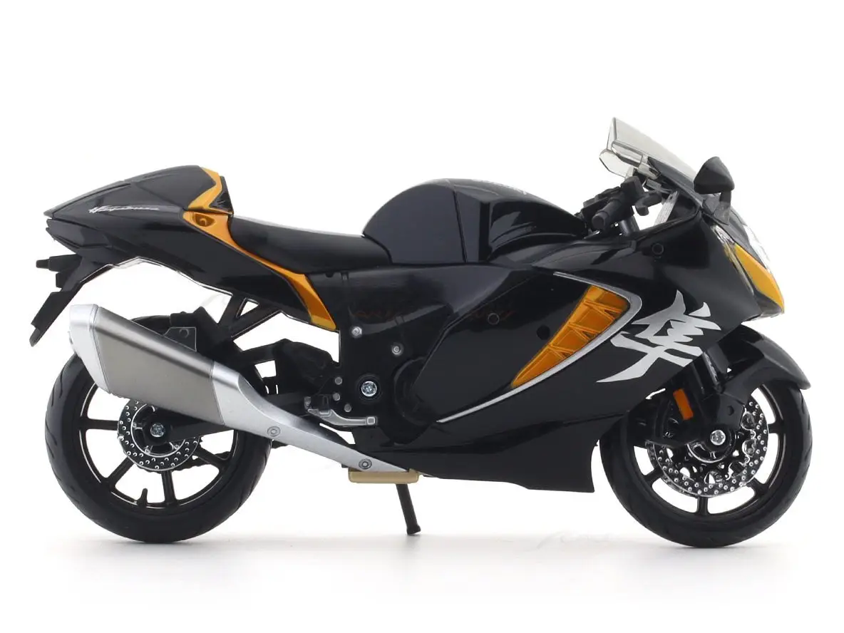 2022 Suzuki Hayabusa Black 1:12 Maisto Licensed Scale Model bike collectible view 5