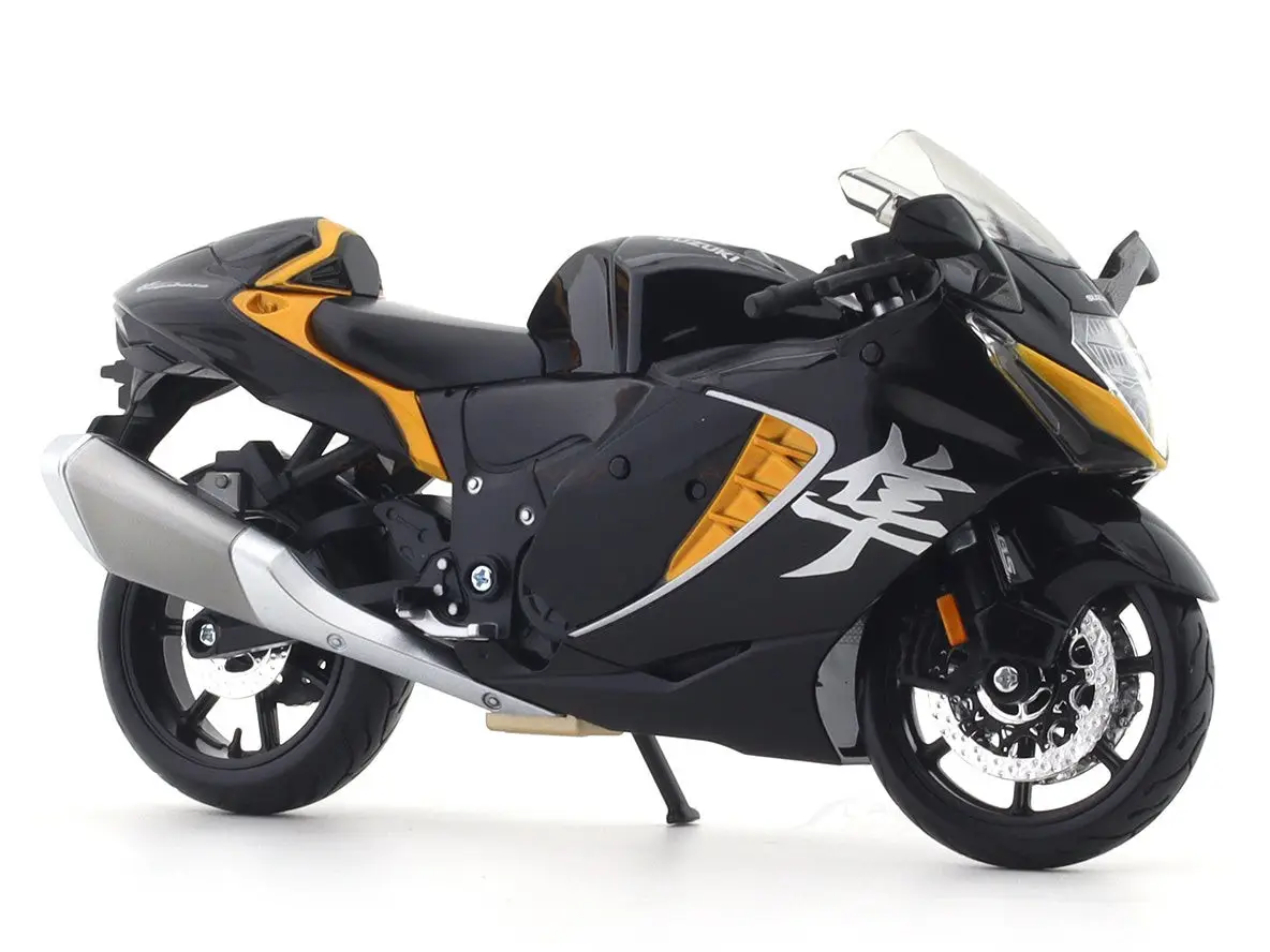 2022 Suzuki Hayabusa Black 1:12 Maisto Licensed Scale Model bike collectible view 6
