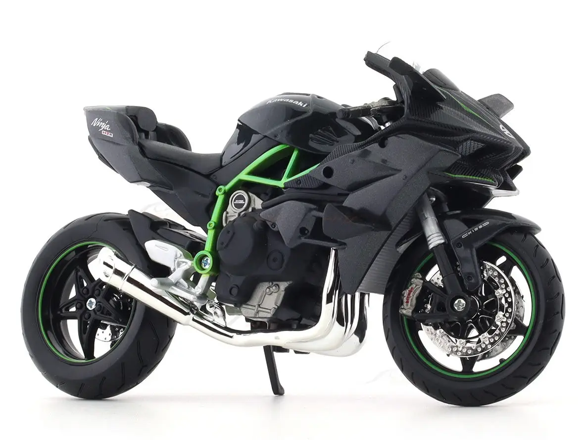 Kawasaki Ninja H2 R 1:12 Maisto Licensed Scale Model bike collectible view 6