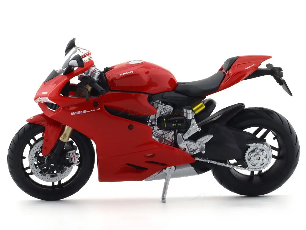 Ducati 1199 Panigale 1:12 Maisto Licensed Scale Model bike collectible view 2