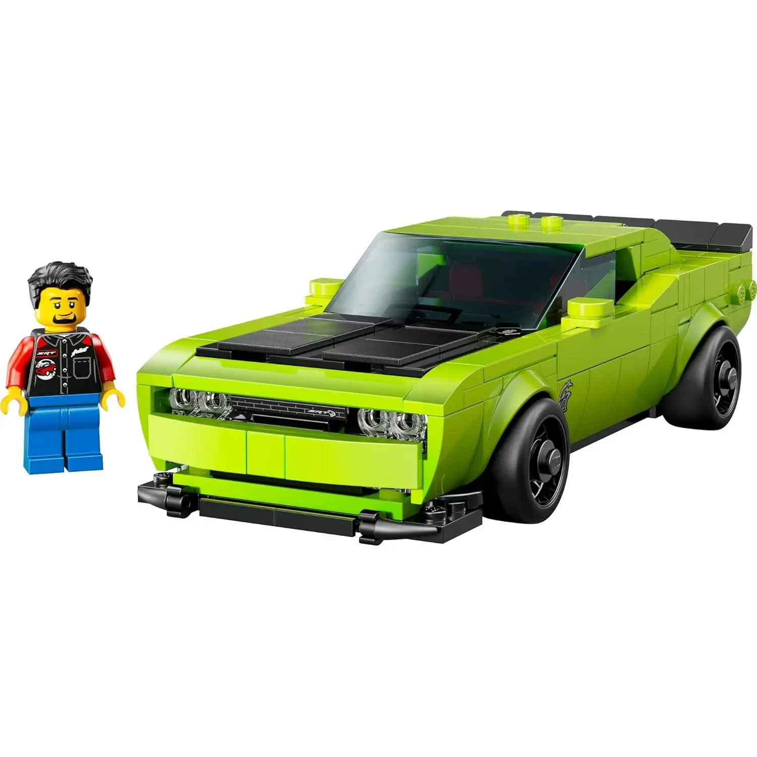 LEGO Speed Champions Dodge Challenger SRT Hellcat Sports Car Toy 77237 Building Blocks Toys for 9+ Gift for Boys and Girls view 3