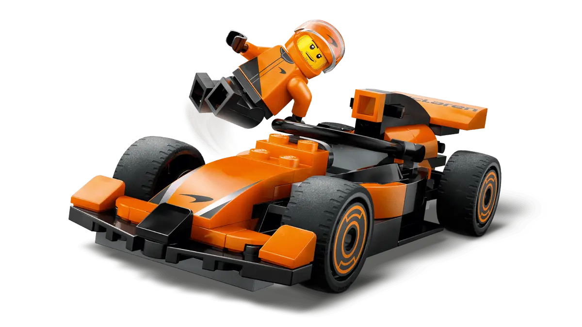 City #60442 F1® Driver with McLaren Race Car view 3