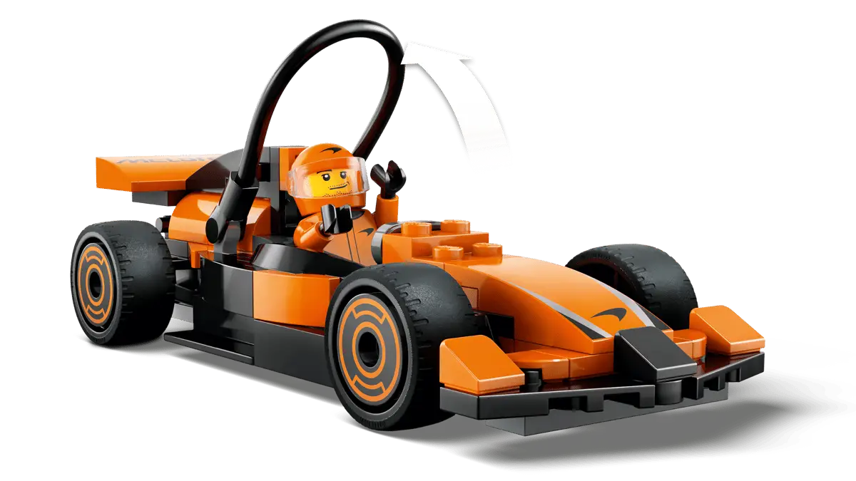 City #60442 F1® Driver with McLaren Race Car view 4