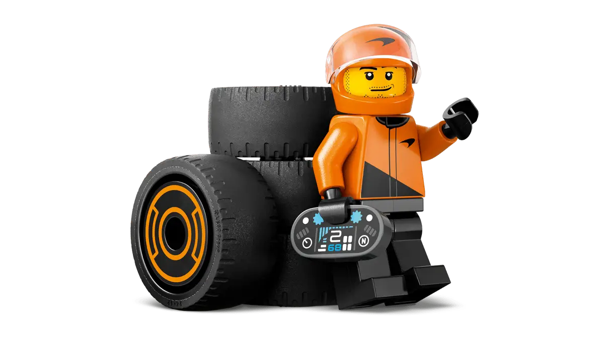 City #60442 F1® Driver with McLaren Race Car view 5