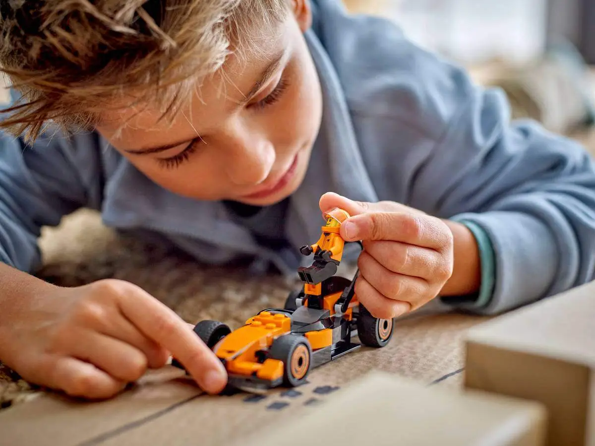 City #60442 F1® Driver with McLaren Race Car view 7