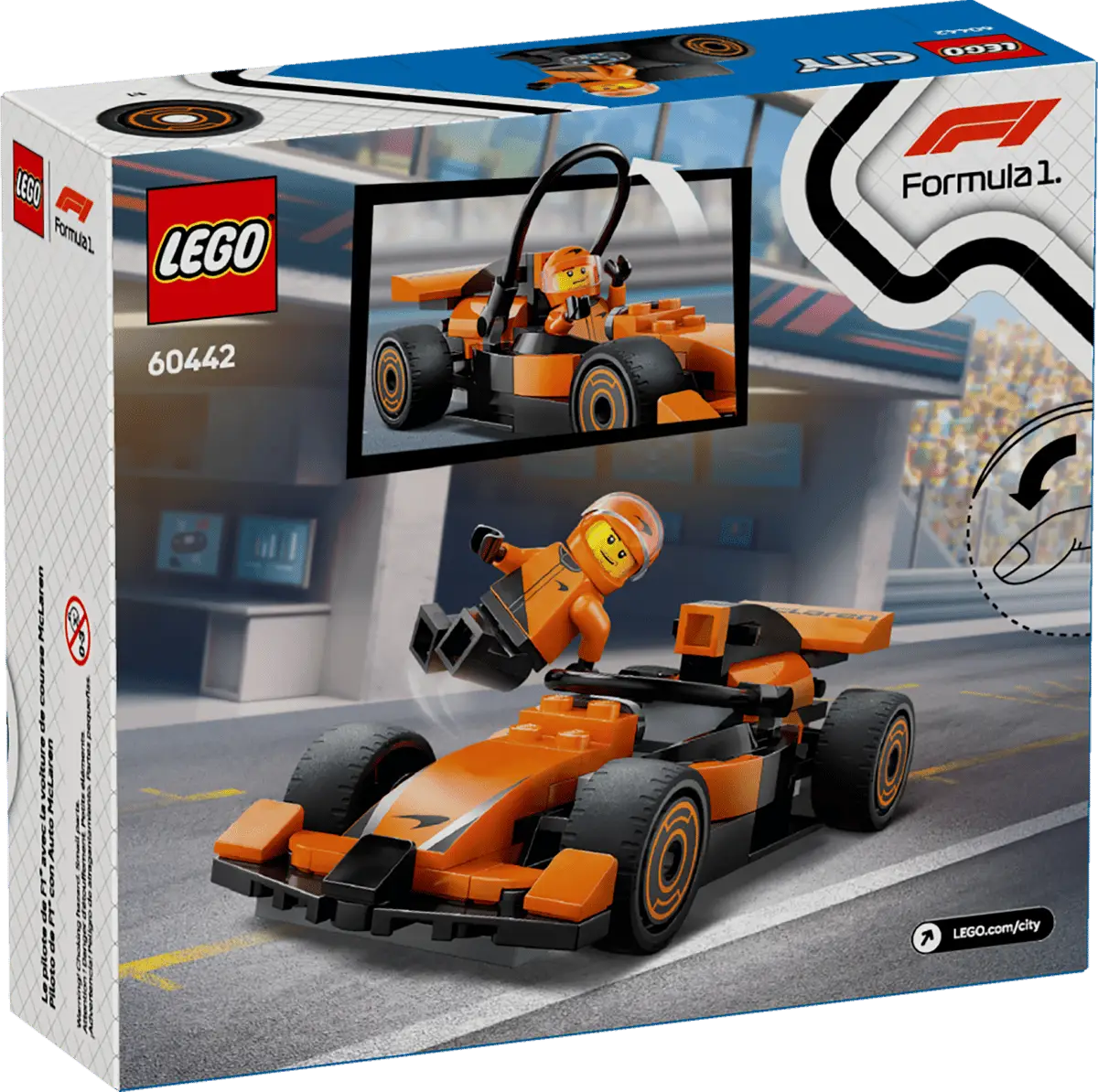 City #60442 F1® Driver with McLaren Race Car view 9