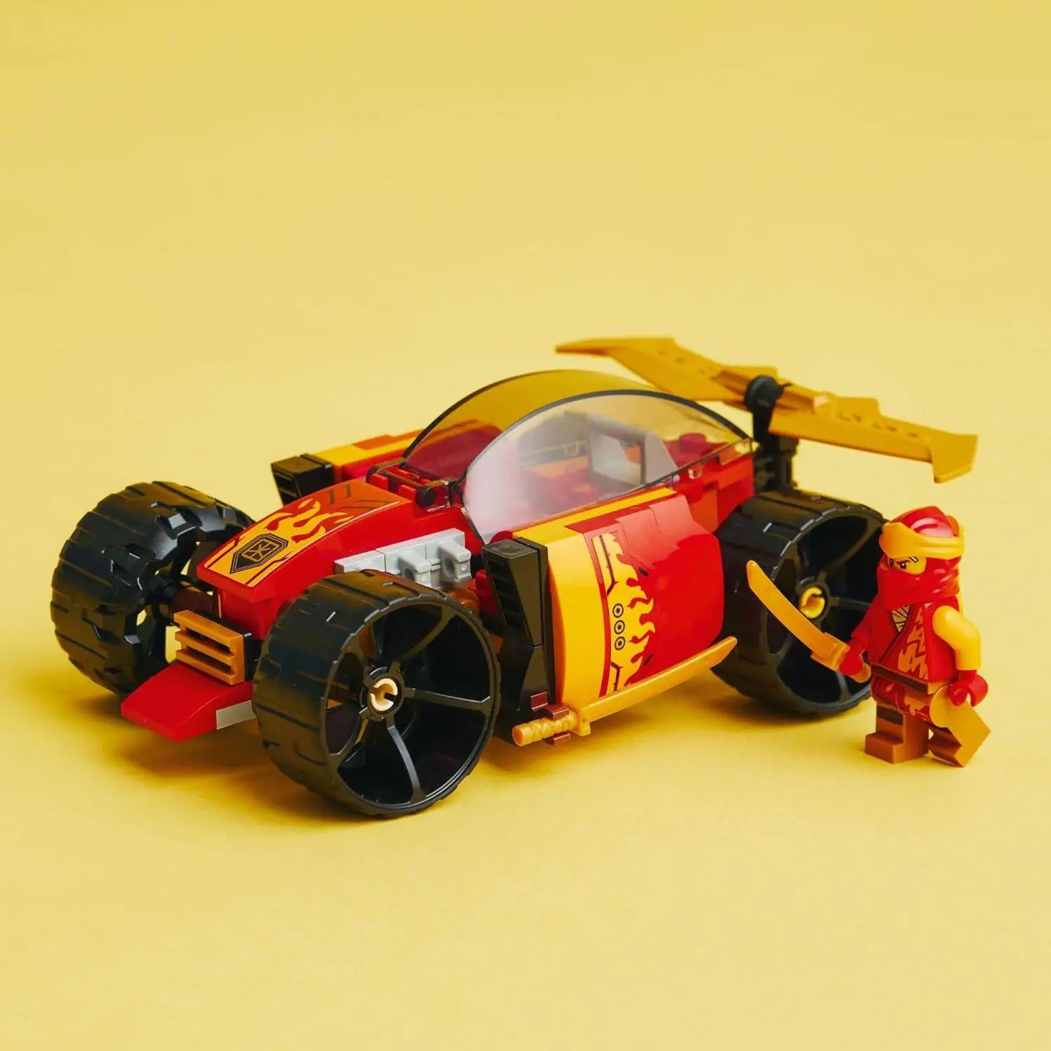 LEGO NINJAGO Kai’s Ninja Race Car EVO 71780 Building Toy Set; Features a Car and a Kai Minifigure for Ages 6+ view 4