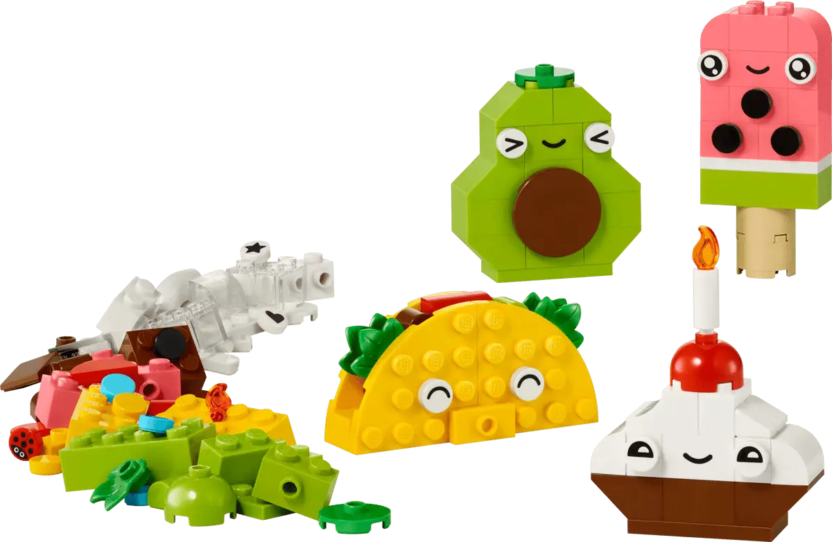 Classic 4+ Ages 150 Pieces Building Instructions Warning! Small parts. Classic #11039 Creative Food Friends view 2