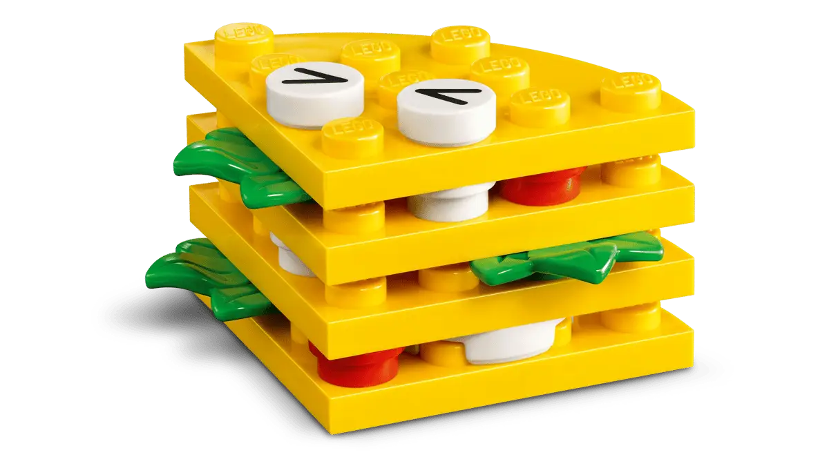 Classic 4+ Ages 150 Pieces Building Instructions Warning! Small parts. Classic #11039 Creative Food Friends view 6