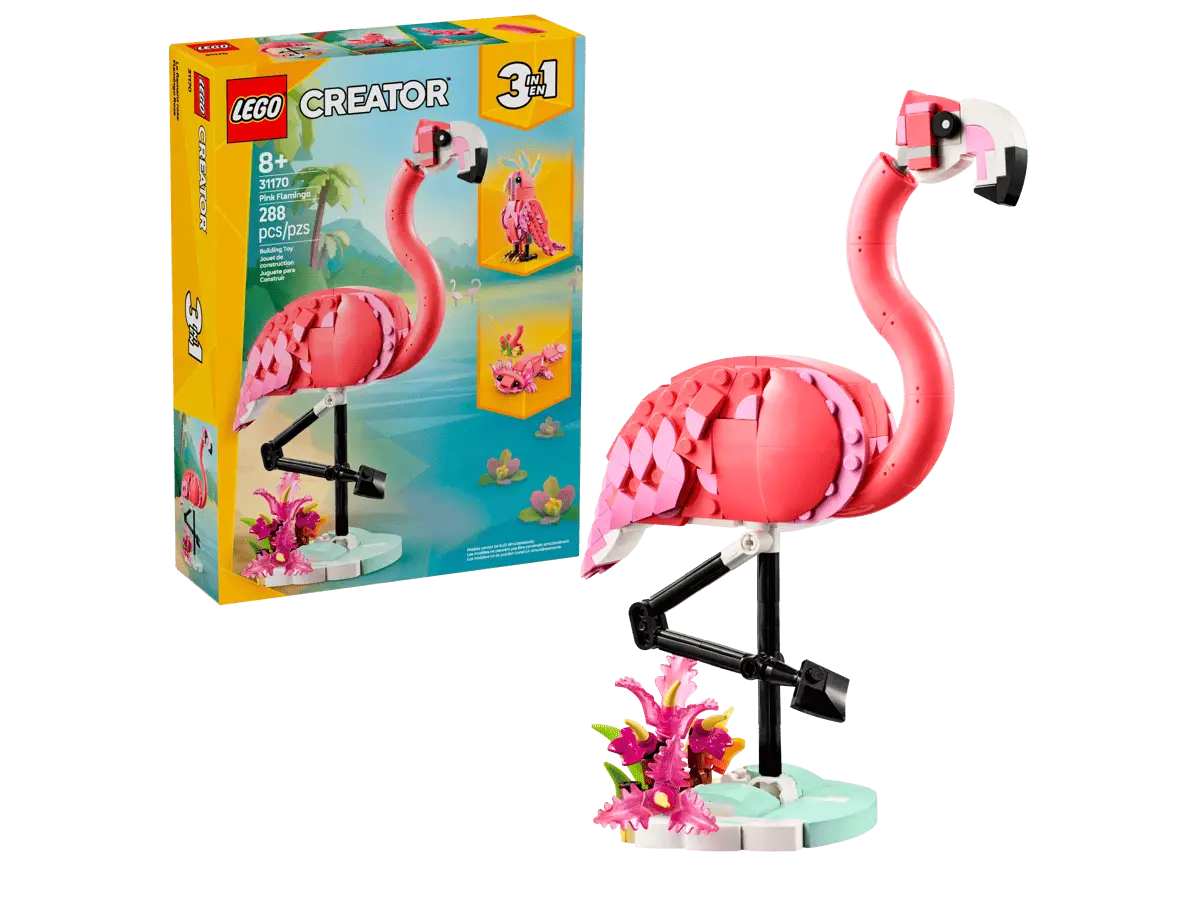 Creator 3-in-1 #31170 Wild Animals: Pink Flamingo