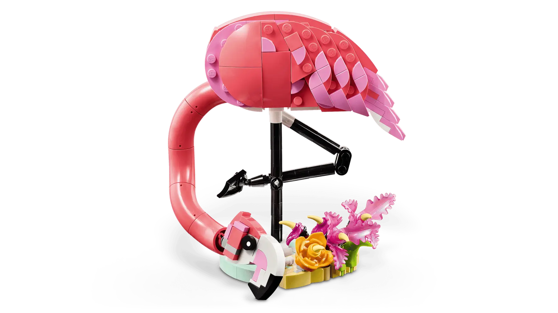 Creator 3-in-1 #31170 Wild Animals: Pink Flamingo view 3