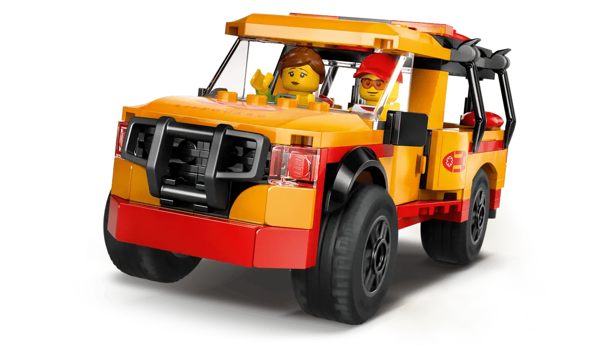City #60453 Lifeguard Beach Rescue Truck view 5