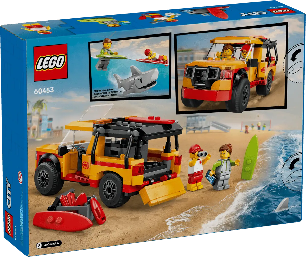 City #60453 Lifeguard Beach Rescue Truck view 10