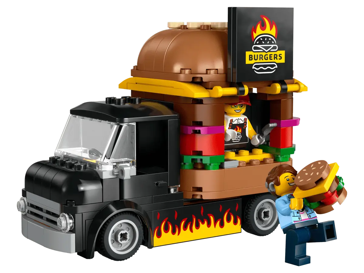 LEGO City Burger Truck 60404 view 2