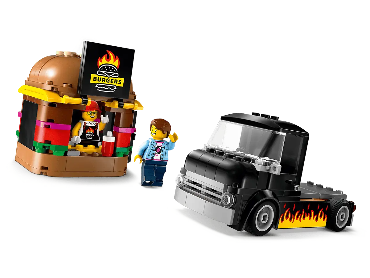 LEGO City Burger Truck 60404 view 3