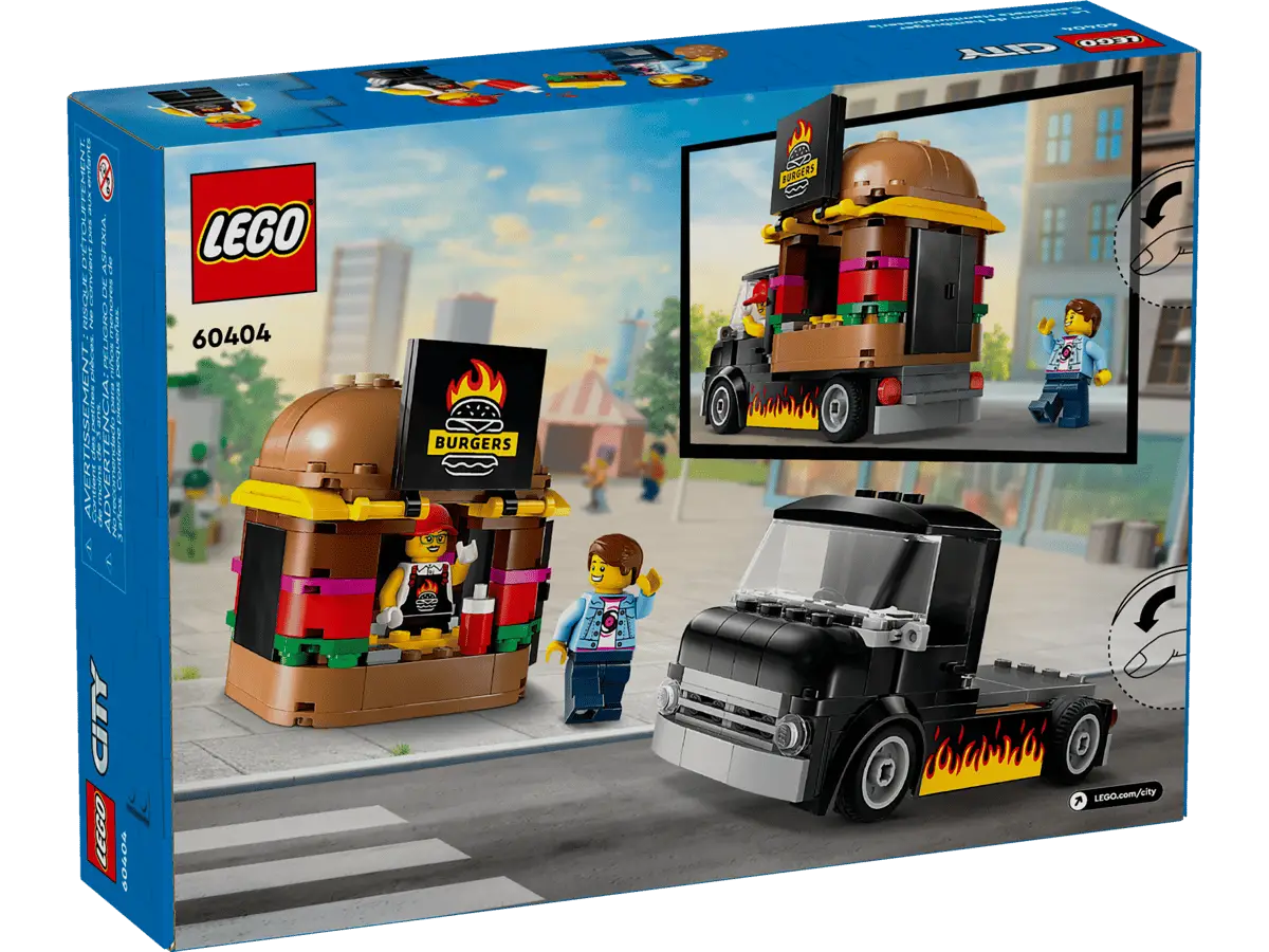 LEGO City Burger Truck 60404 view 6