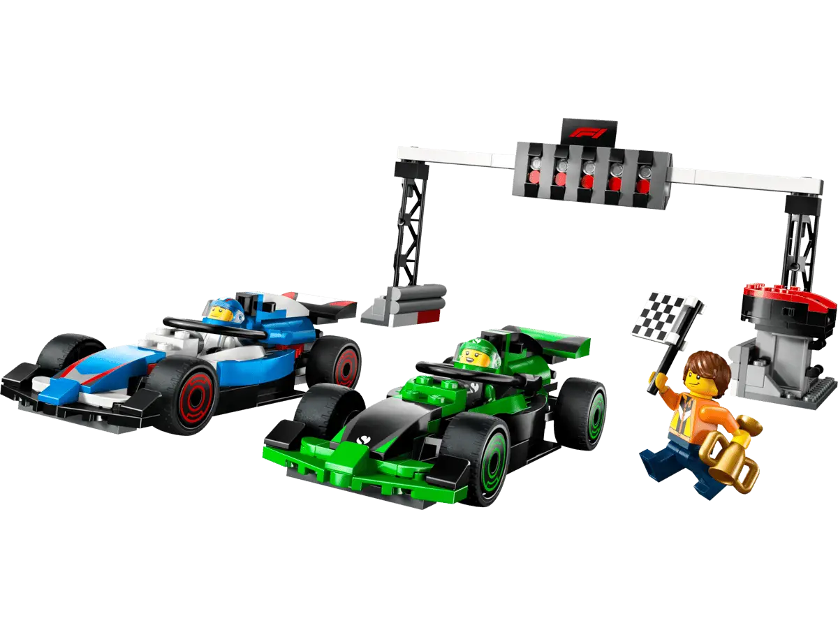 City #60474 F1® Grid with VCARB & Sauber Race Cars view 2