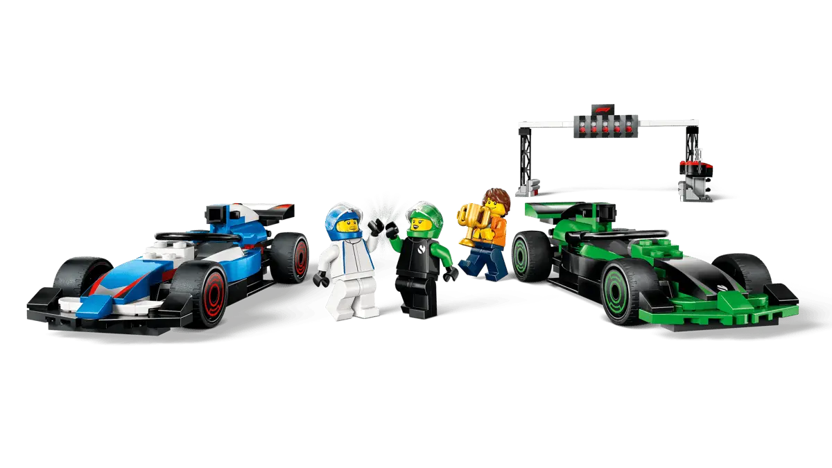 City #60474 F1® Grid with VCARB & Sauber Race Cars view 3