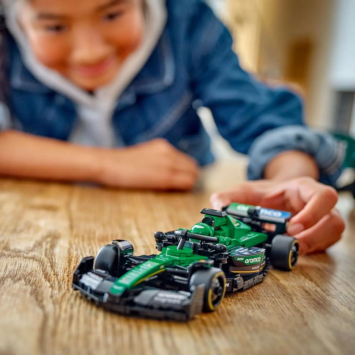 LEGO Speed Champions Aston Martin Aramco F1 AMR24 Race Car Vehicle Set 77245 Building Blocks Toys for 10+ Gift for Boys and Girls view 2