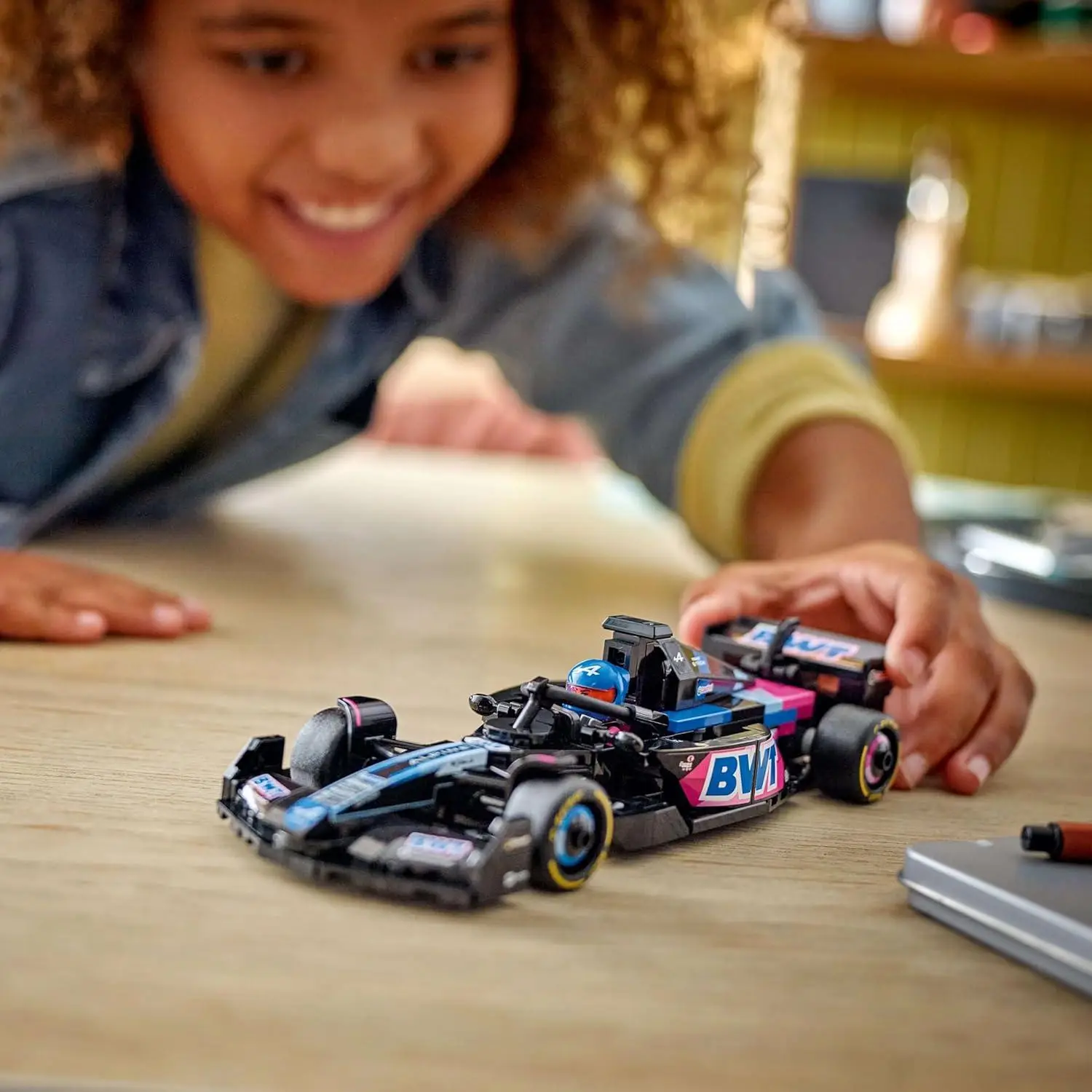 LEGO Speed Champions BWT Alpine F1 Team A524 Race Car Toy Vehicle 77248 Building Blocks Toys for 10+ Gift for Boys and Girls view 4