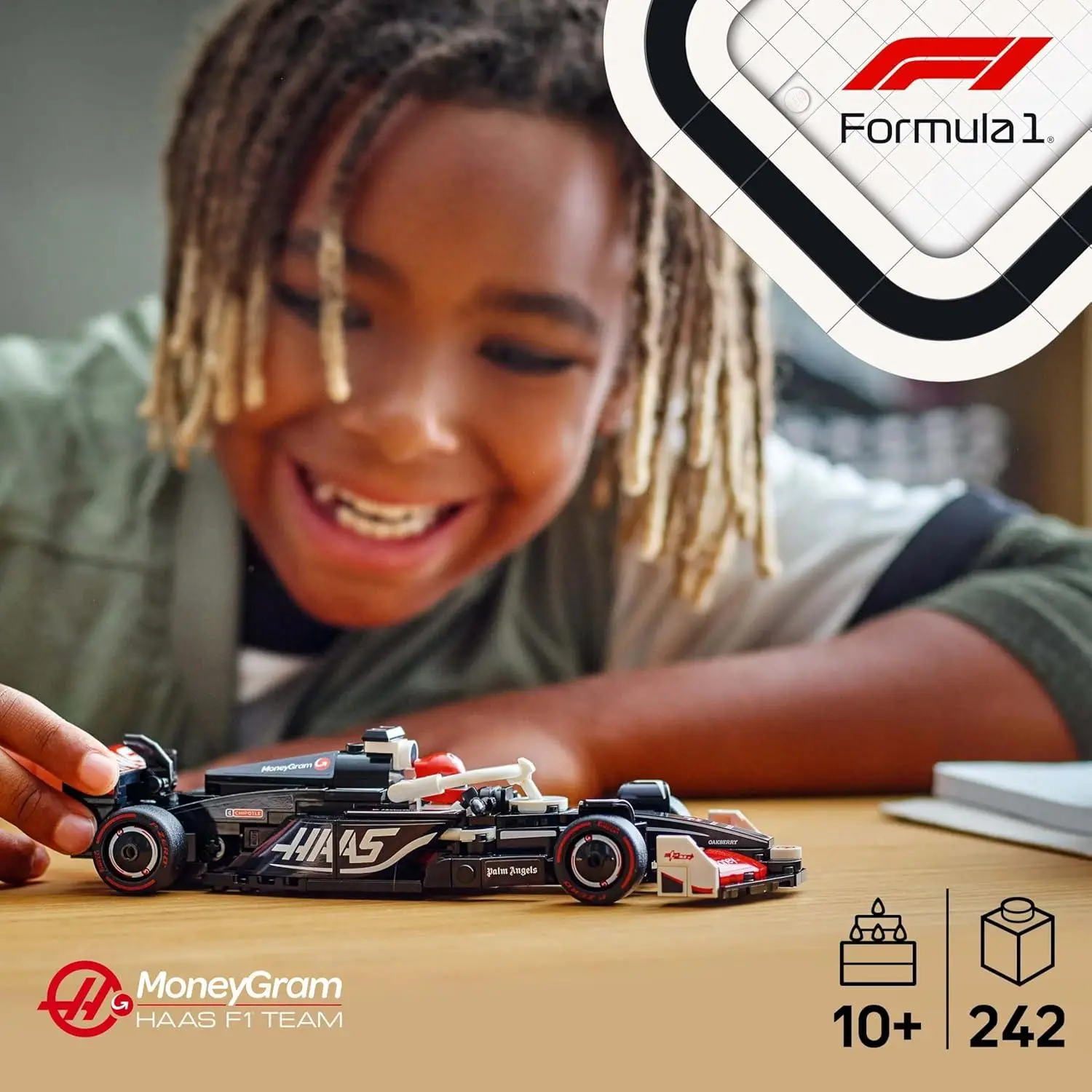 LEGO Speed Champions MoneyGram Haas F1 Team VF-24 Race Car Toy Vehicle 77250 Building Blocks Toys for 10+ Gift for Boys and Girls view 4