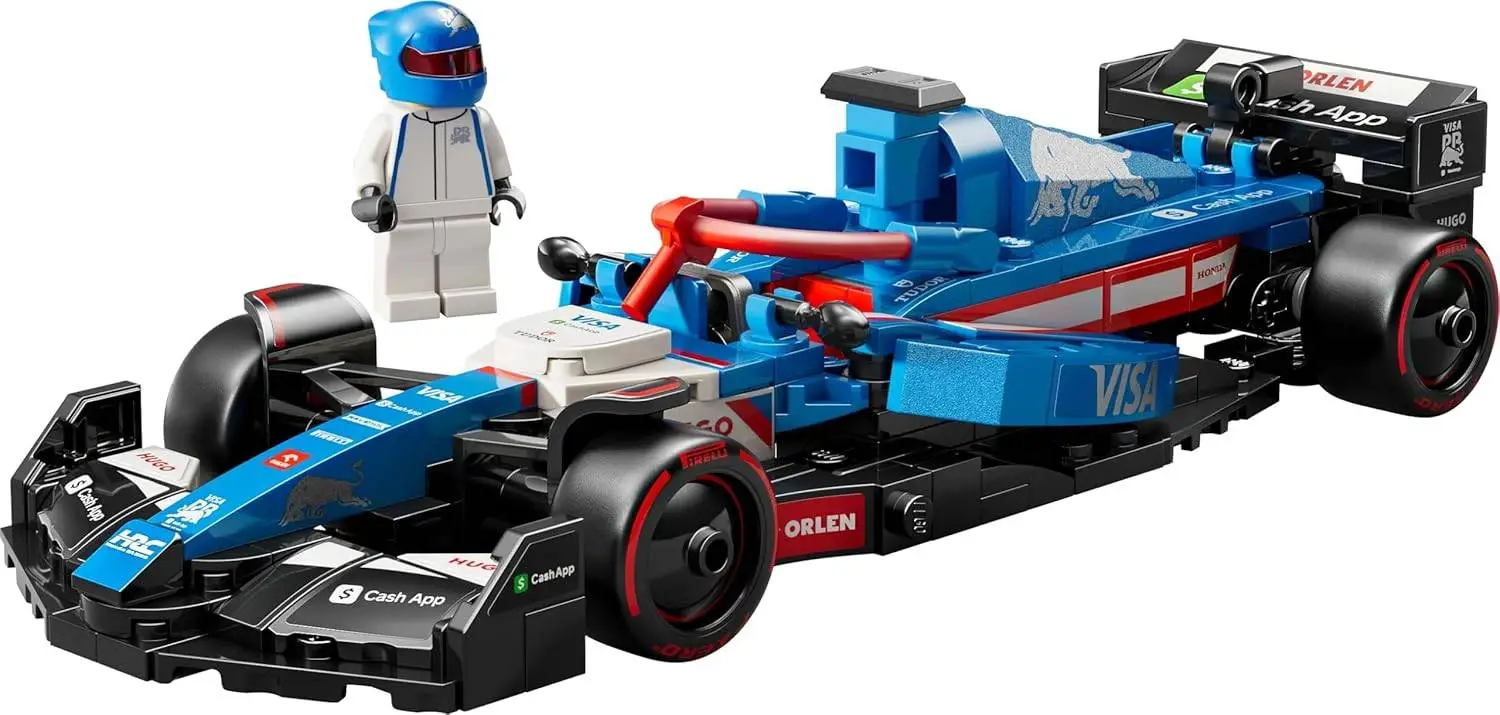 LEGO Speed Champions Visa Cash App RB VCARB 01 F1 Race Car Vehicle Kit 77246 Building Blocks for 18+ Gift view 3