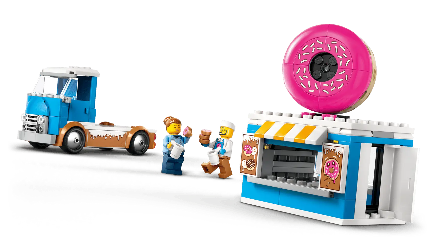 City #60452 Doughnut Truck lego view 3