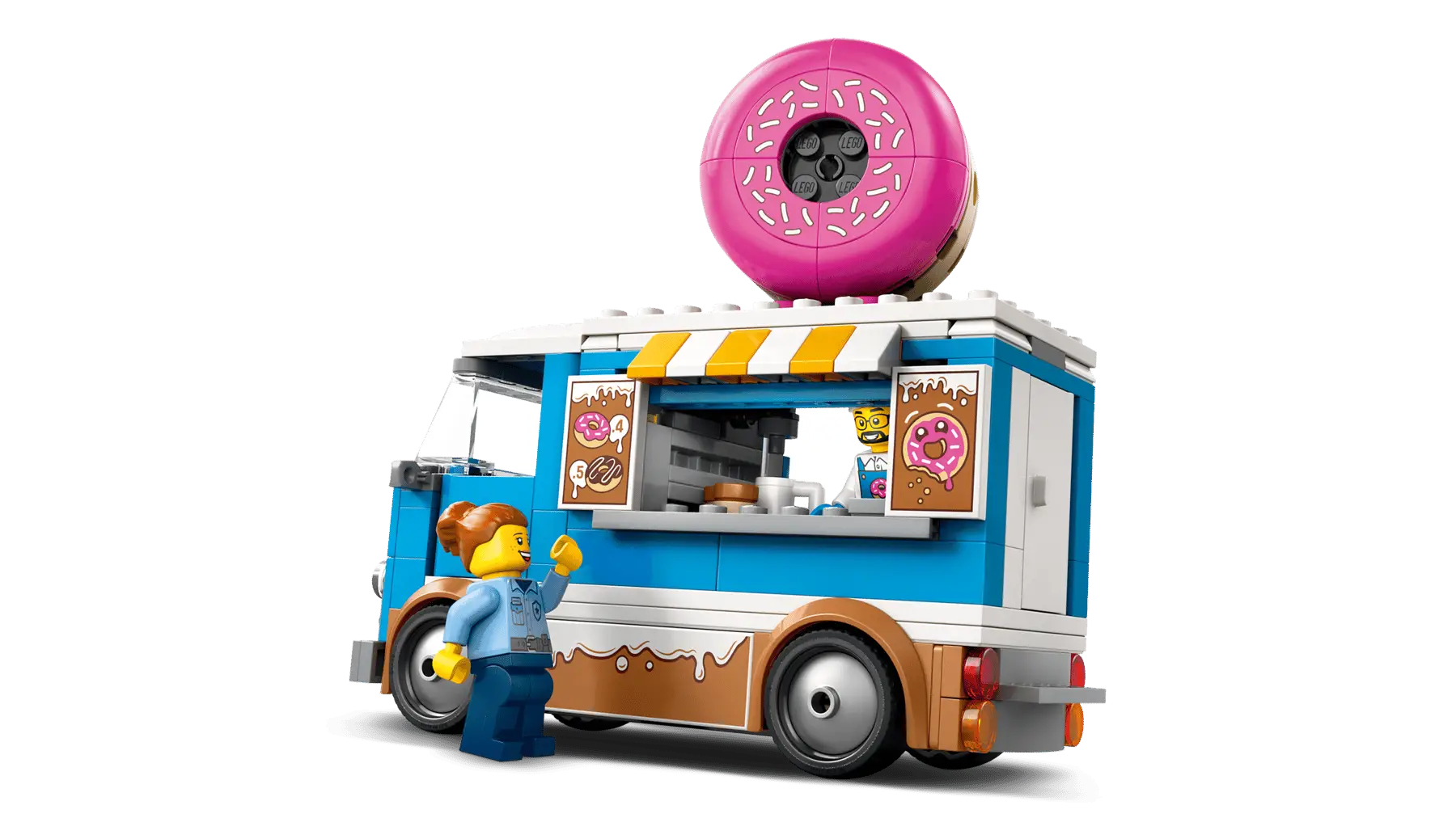 City #60452 Doughnut Truck lego view 4