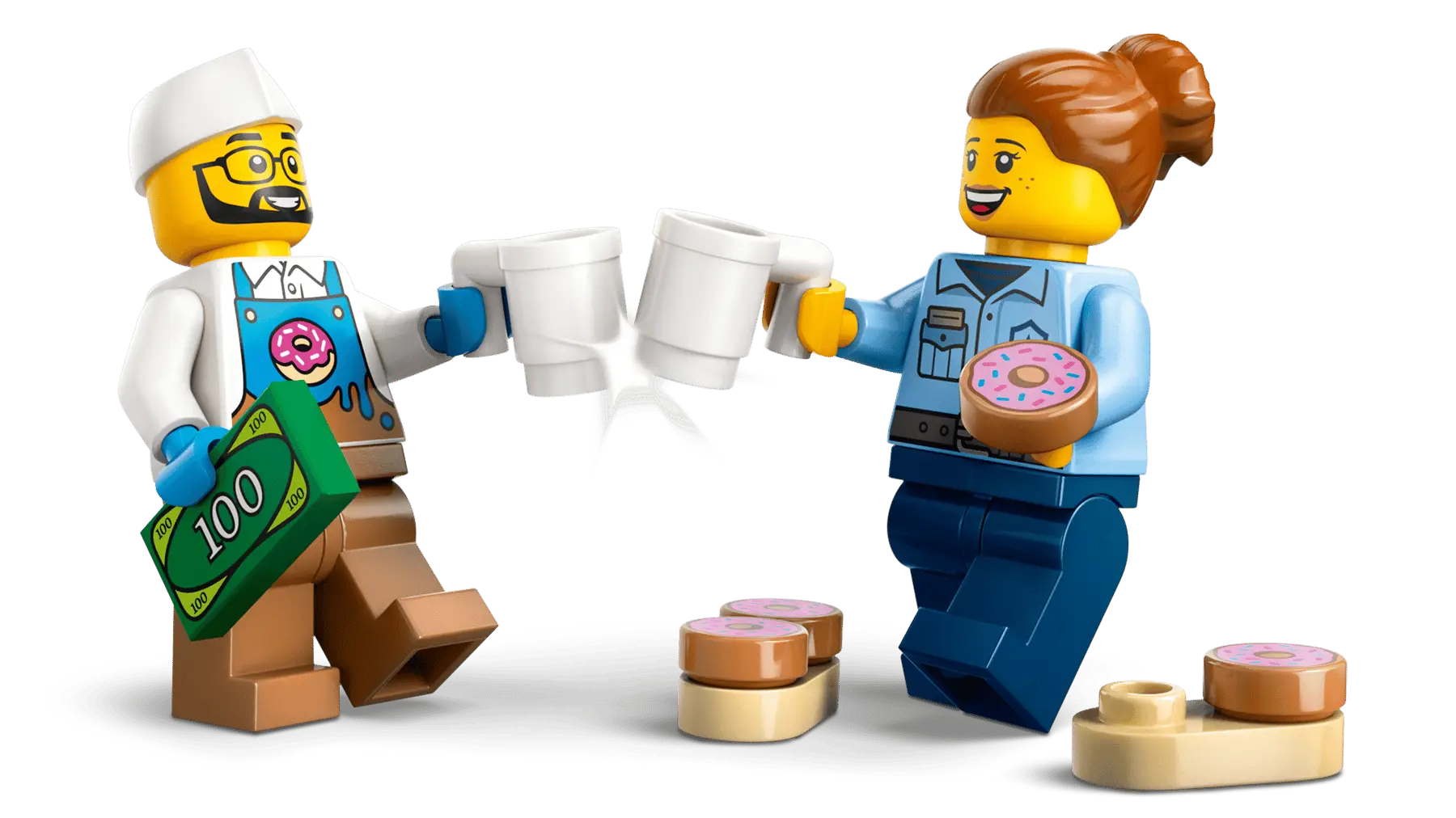 City #60452 Doughnut Truck lego view 6
