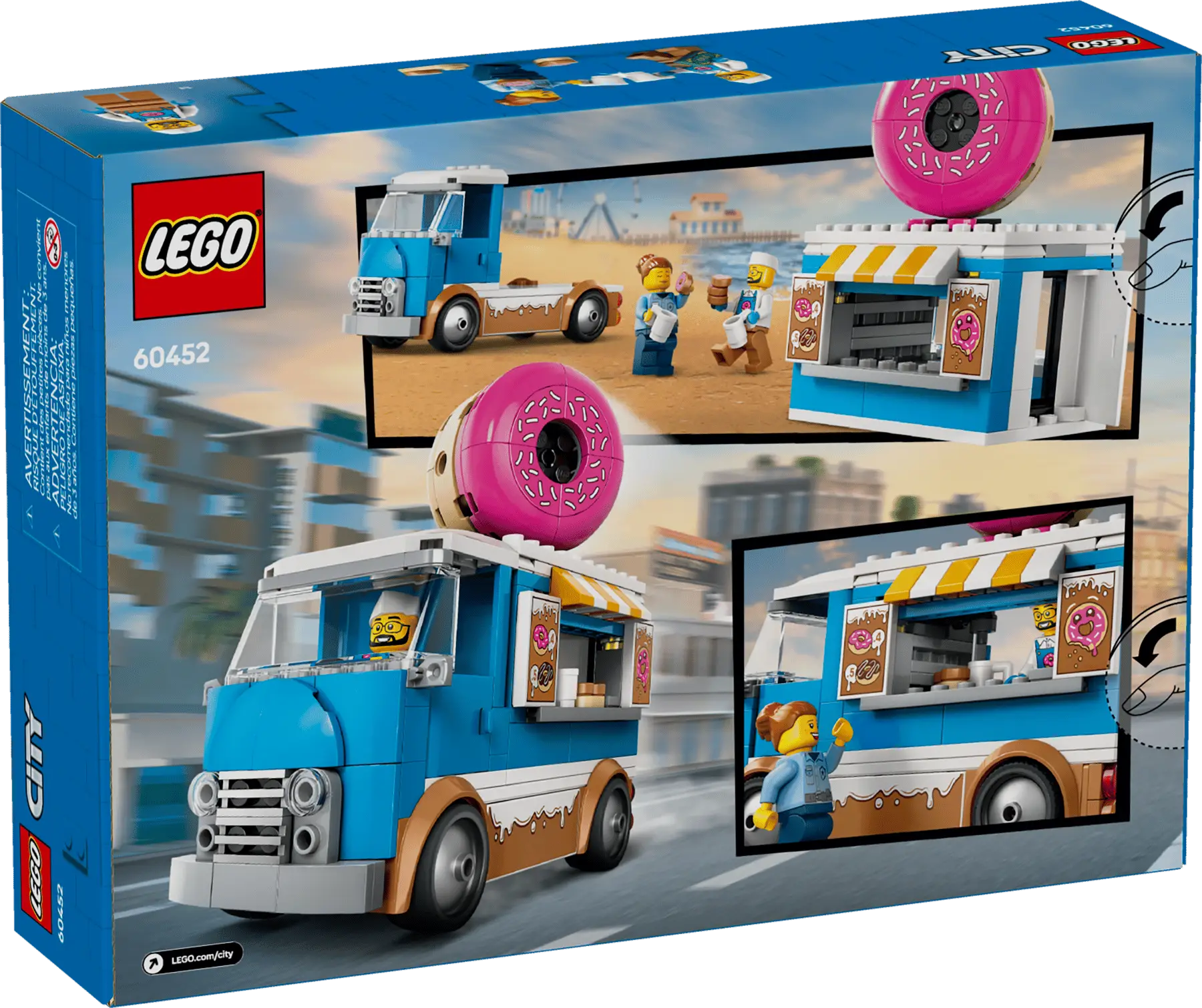 City #60452 Doughnut Truck lego view 10