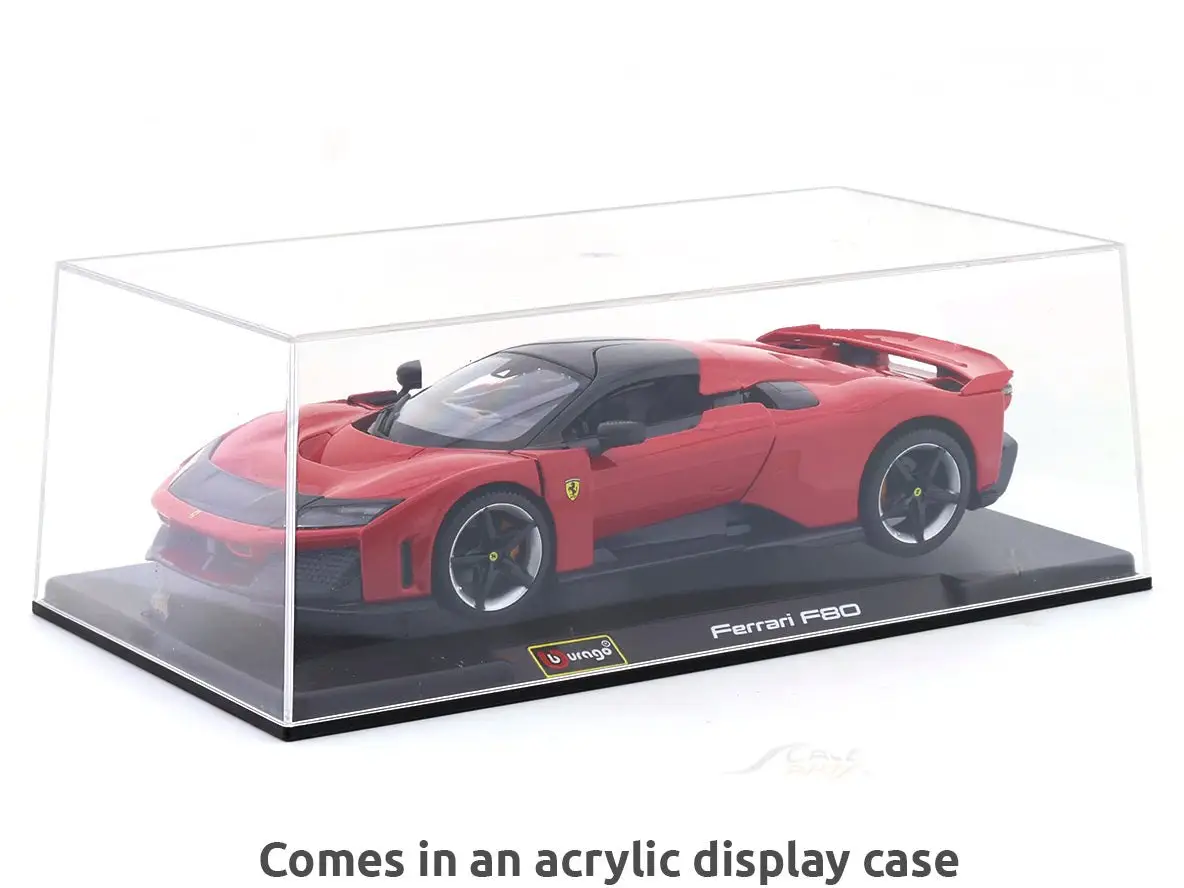 Ferrari F80 with Acrylic Case 1:24 Bburago Licensed Diecast Model Car | Hypercar Collectible | Buy in India view 2