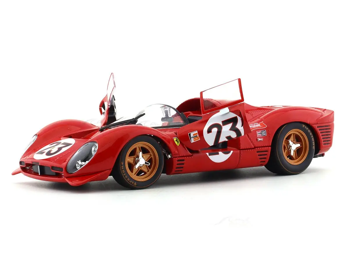 1967 Ferrari 330 P4 Daytona 1:24 Bburago licensed diecast Scale Model car collectible view 7