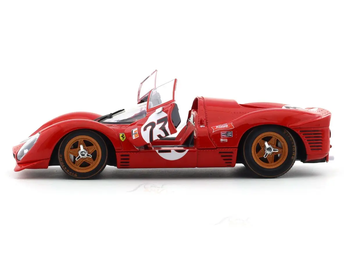 1967 Ferrari 330 P4 Daytona 1:24 Bburago licensed diecast Scale Model car collectible view 8