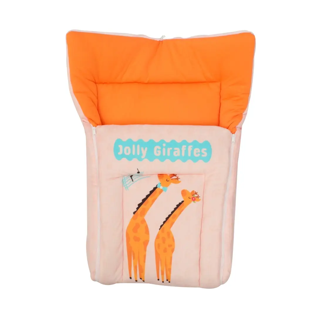 Jolly Giraffes Baby Sleeping Bag Kangaroo Wrappers – Printed Jumbo Sleeping Bag view 2