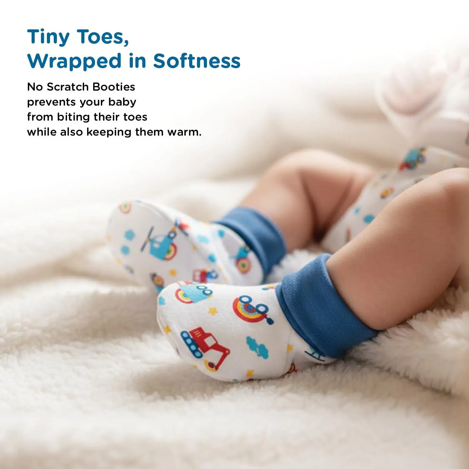 Mee Mee New Born Baby Gift Set | Soft Cotton Clothing Essentials for Infants/Baby Girls, Boys | Baby Shower Clothing Hamper (8 Pieces, Dark Blue)|Perfect Gift for New Born Baby view 4