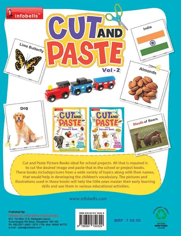 Cut & Paste Picture Book For Children | Picture Book Collections for Eary Learning Vol. 2 view 2